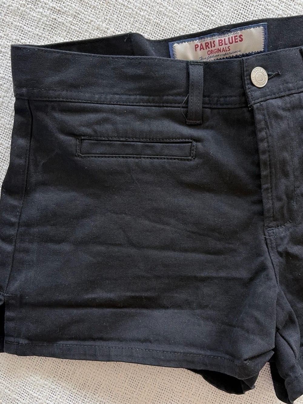Paris Blues Black Tailored Shorts